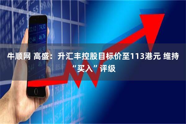 牛顺网 高盛：升汇丰控股目标价至113港元 维持“买入”评级