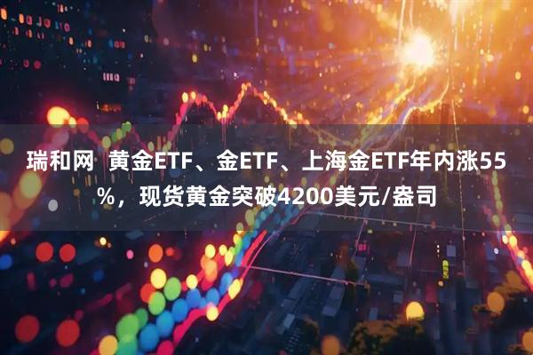 瑞和网  黄金ETF、金ETF、上海金ETF年内涨55%，现货黄金突破4200美元/盎司