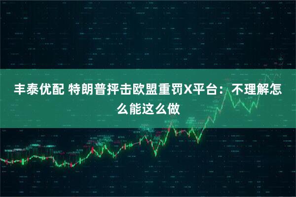 丰泰优配 特朗普抨击欧盟重罚X平台：不理解怎么能这么做