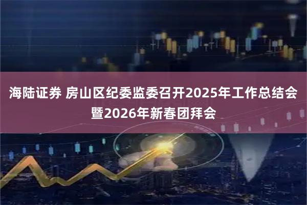 海陆证券 房山区纪委监委召开2025年工作总结会暨2026年新春团拜会